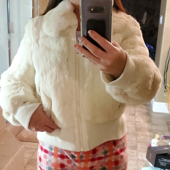Real Rabbit Fur Jacket - Picture 6 of 6